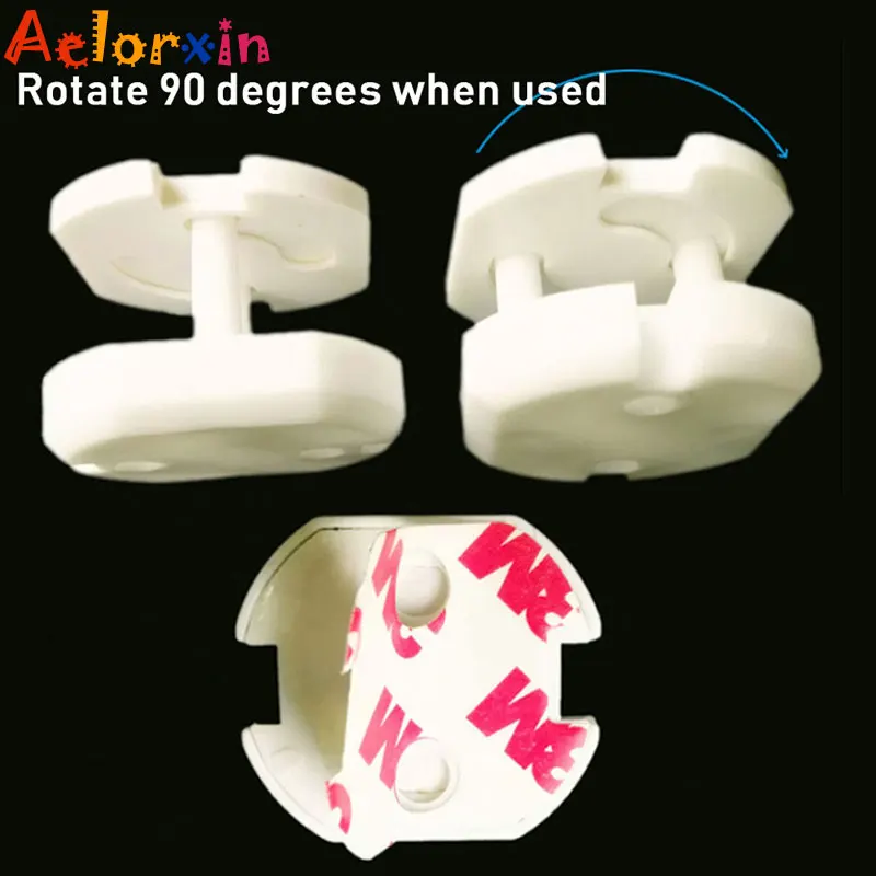 10Pcs/Lot Rotate Cover 2 Holes EU Standard Child Socket Cover Baby Safety Children Electric Protection Plastic Socket Baby Locks