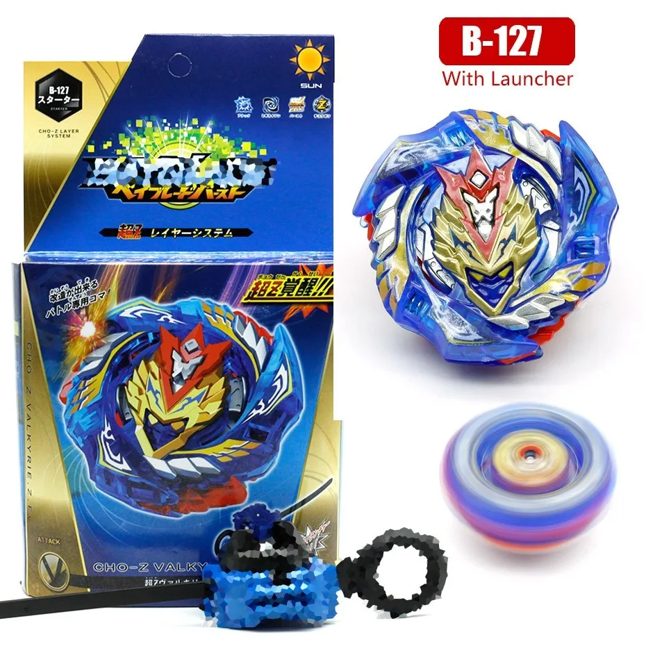 Beyblade Burst B-131 B129 metall fusion toupie Beyblade burst mit launcher kinder fafnir bey klinge klingen spielzeug - Цвет: B-127