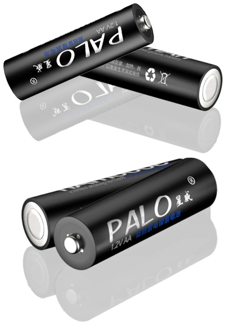 PALO 4 шт. AA батареи перезаряжаемые батареи 1,2 V AA 3000mAh Ni-MH Предварительно заряженный аккумулятор 2A батареи для камеры игрушки