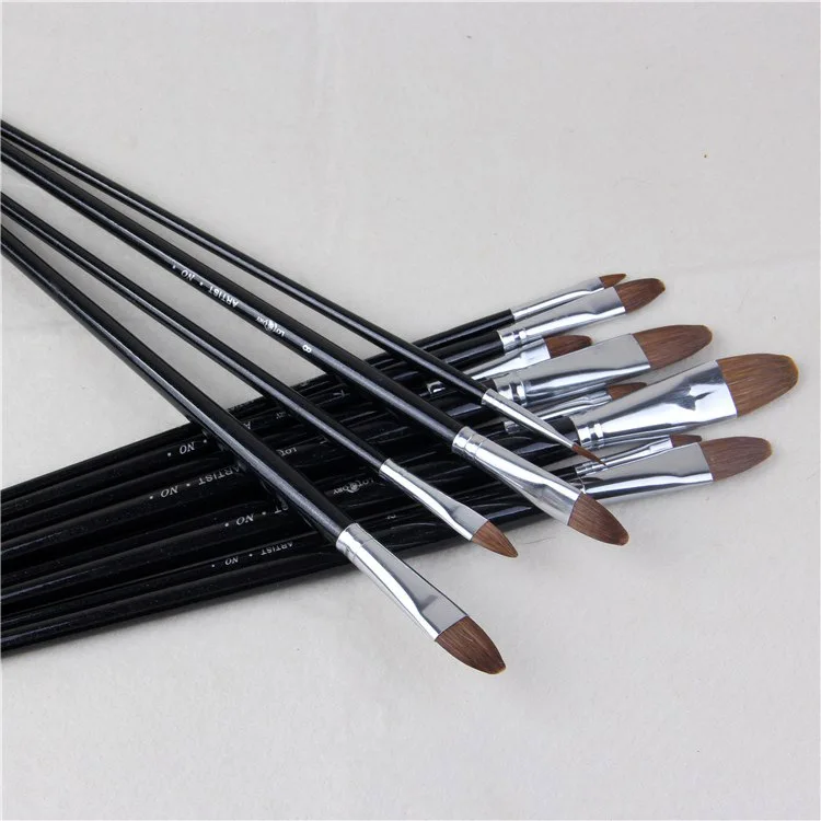 

6pcs/Set high-grade brush pens tongue peak row brush water color brush Gouache Drawing Paintbrush Art Supplies acrylic paints