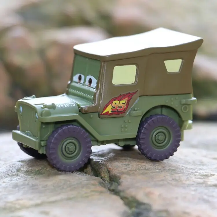 100% Оригинальные Pixar машинки команда Sarge литья под давлением Металл игрушечных