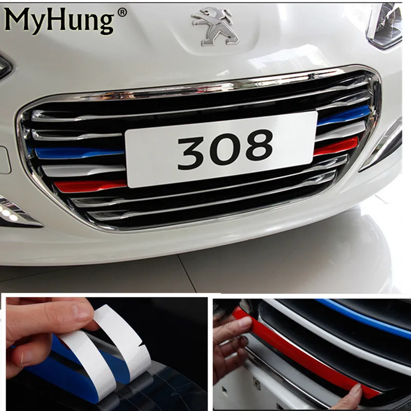Hot Sale 3 Color Car Styling Front Reflective Strip Decal