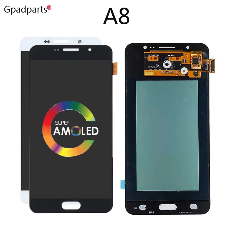 

5.7inch AMOLED OLED LCD For Samsung Galaxy A8 lcd A800 A8000 A800F Display with touch screen digitizer assembly