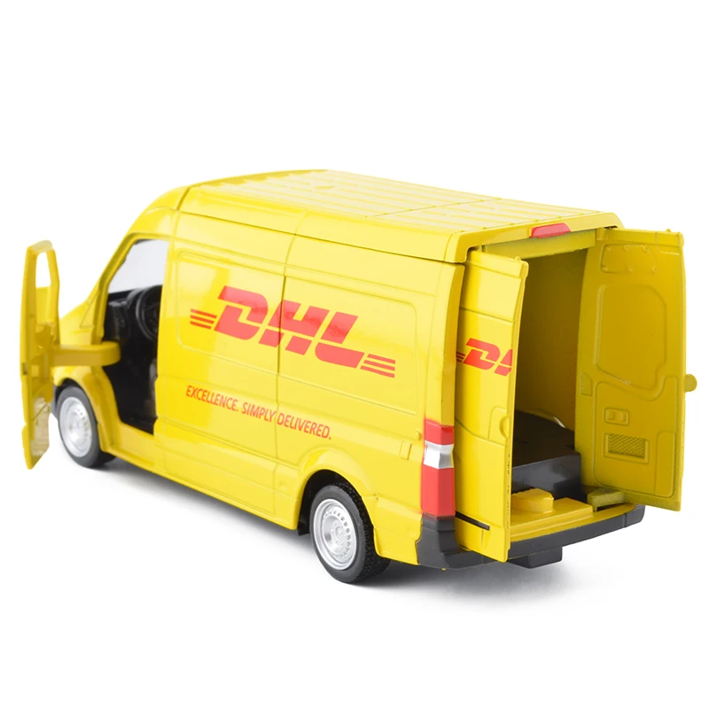 5 дюймов Diecaste металлическая модель автомобиля из сплава для Benz Sprinter DHL Express