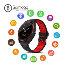 

Samload Sports Smart Watch Micro Sim Waterproof V9 Bluetooth Pedometer Sleep Monitor Camera Silicone Strap for Android Phone LG
