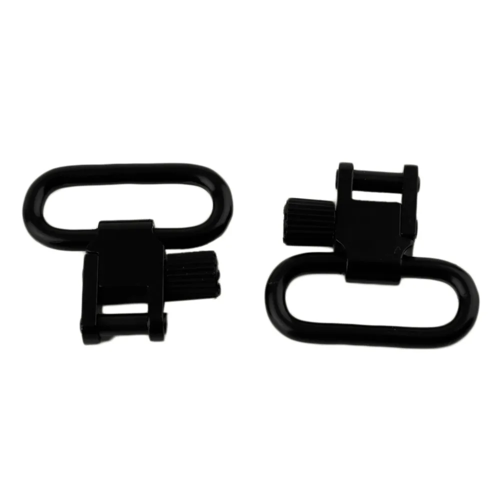 

2Pcs 1 Inch Military Quick Detachable Black Super Sling Swivel Mount Set For Guns Hunting Accessories SW-30 drop shipping