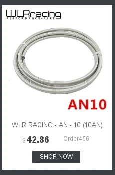 WLR RACING-5 м 4 AN 4 AN4 3/1" Racing PTFE из нержавеющей стали плетеный тефлоновый шланг топливная масляная линия WLR7511