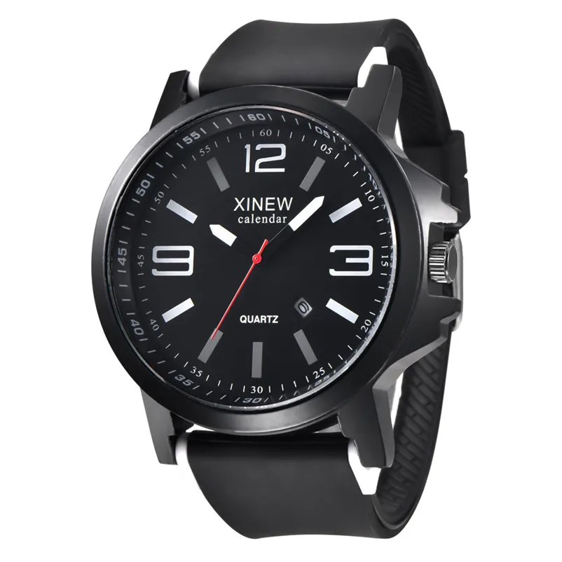 

mens watches top brand Fashion Men's Stainless Steel Luxury Sport Date Analog Quartz Wrist Watch relogio masculino
