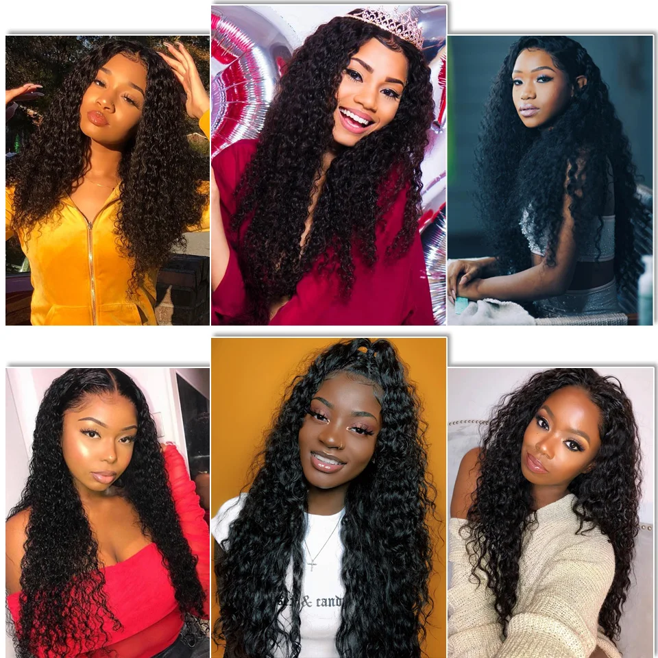 Extensión de cabello humano indio Jerry Curl para mujeres 1/3/4 peice 100% Remy paquetes de tejido de pelo rizado promoción de Color negro Natural Extensión de cabello humano indio Jerry Curl para mujeres 1/3/4 peice 100% Remy paquetes de tejido de pelo rizado promoción de Color negro Natural