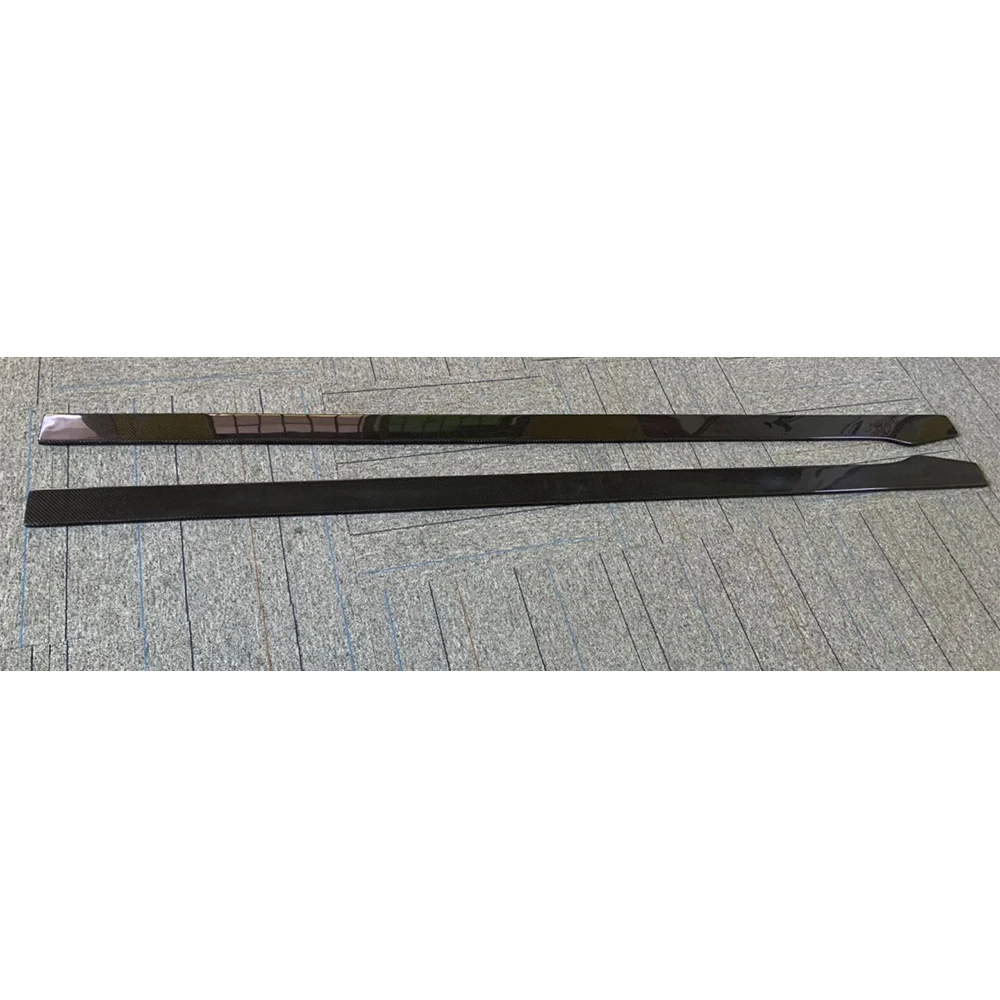

1 Pair Carbon Fiber Side Skirt Extension Cover For Benz C205 W205 Coupe C200 C220 C300 C43 C63 AMG 2 Door 2015 - 2022