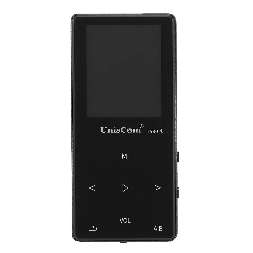 Uniscom T580 16G bluetooth MP3 музыкальный плеер Встроенный динамик Портативный цифровой аудиоплеер с FM радио голос Регистраторы электронная книга