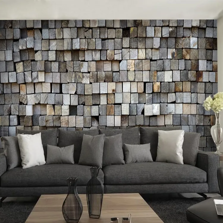 Free-Shipping-brick-wall-murals-tea-shop-cafe-3D-wallpaper-background-wallpaper