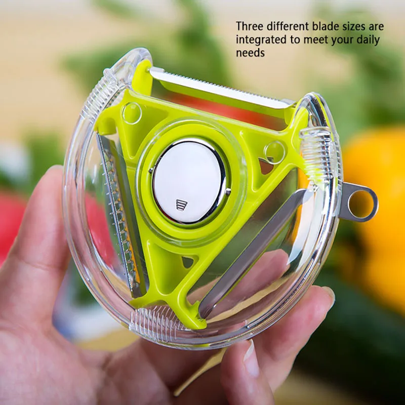 Vegetable and fruit peeler Peeling machine Slicer Potato carrot ginger grater Three in one function Kitchen tools apple cutter