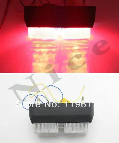 Free Shipping Clear Integrated LED Tail Light Brake Turn Signals For Honda RC51 1999 2000 2001-2006 99 00 01 02 03 04 05 06 |