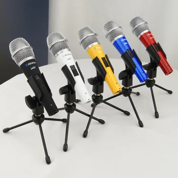 

Alctron iMic handheld Condenser Microphone with tripod stand& cable&clip for network karaoke sing song live broadcast recording