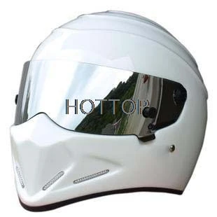 

StarWars Motorcycle Helmet For Frp Simpson, Star Wars Pig Helmet ATV - 4 Stig. White