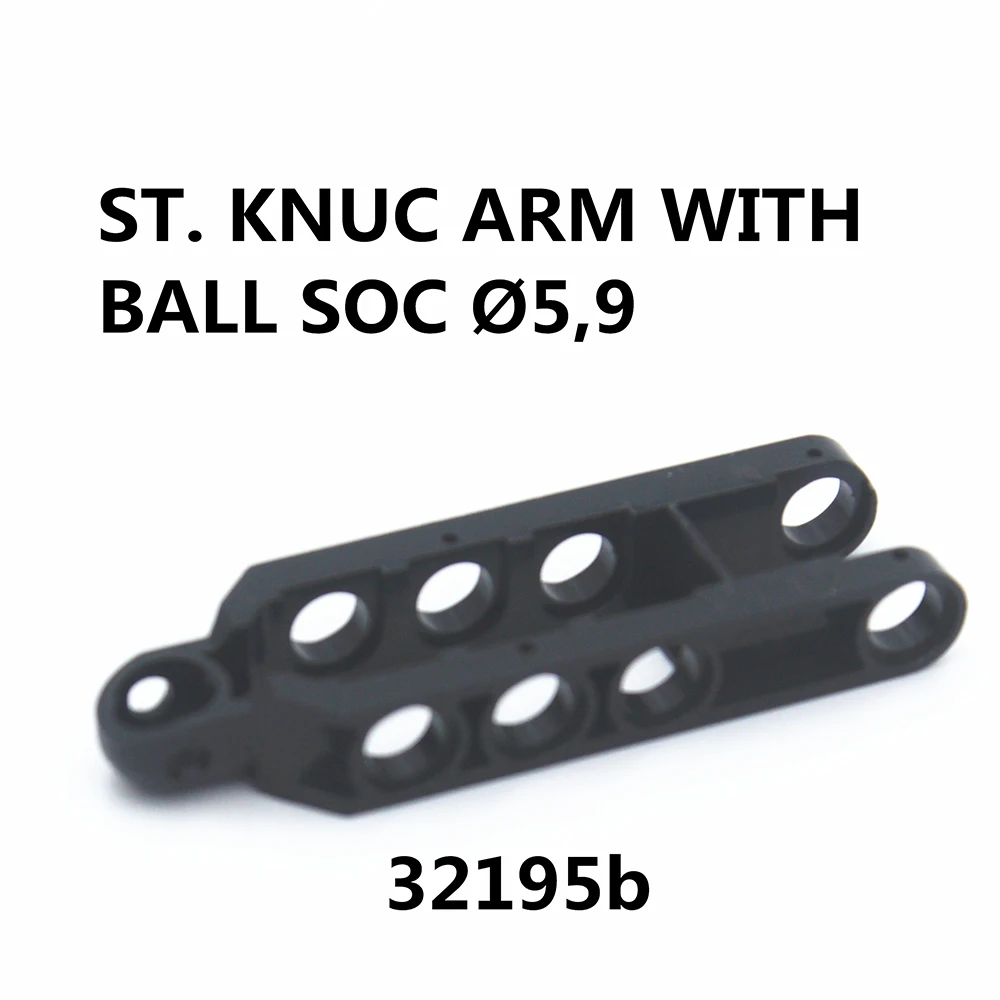 MOC Technic Parts 4pcs ST. KNUC ARM W BALL SOC DIA5,9 compatible with lego for kids boys toy 32195