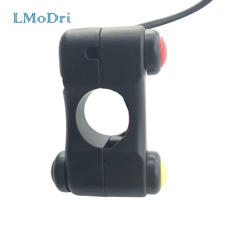 

LMoDri 3 Buttons Universal Motorcycle Switches 7/8" 22MM Handlebar Motorbike Headlight Switches Fog Lamp Button Horn Switch