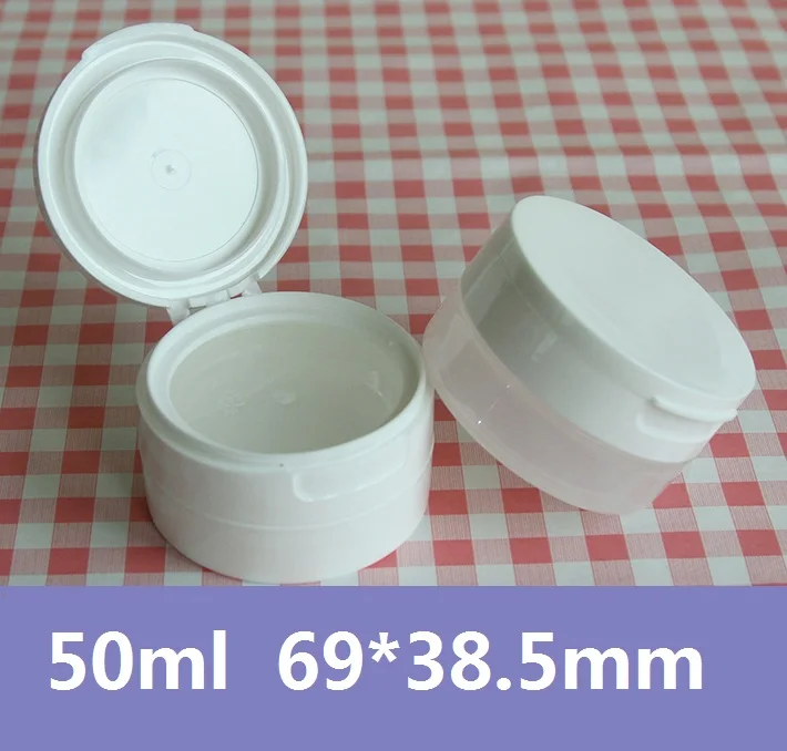 30pcs-lot-high-quality-pp-jar-50g-white-and-frosted-flip-cap-bath-salt-scrub-cream-container-cosmetic-diy-refilling-packaging