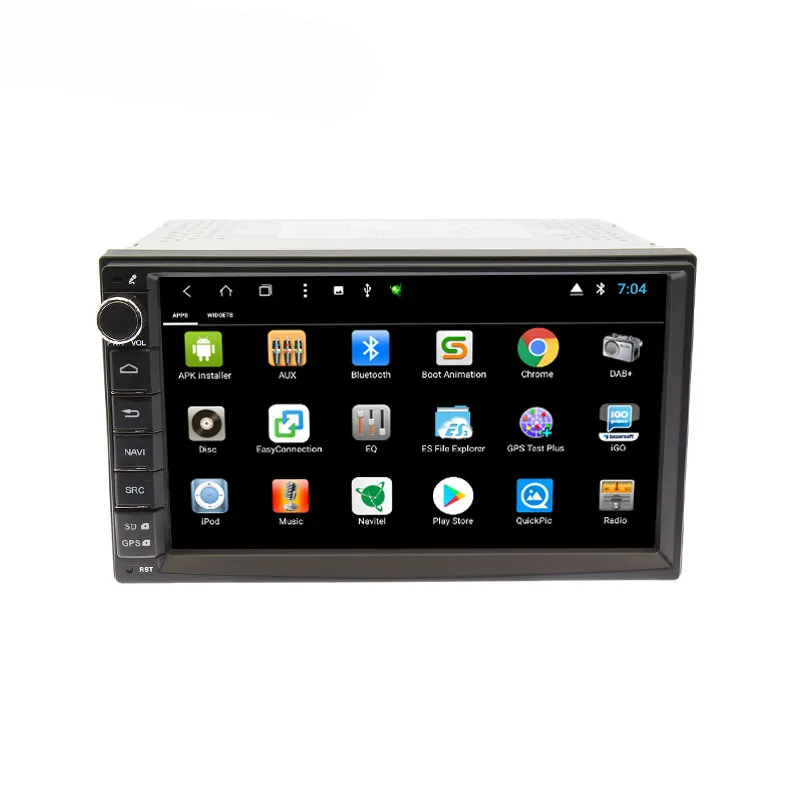 Cheap SMARTECH Vehicle GPS 8 Core 2 Din Android 8.1 Car Radio GPS Navigation Autoradio System Support AV-Out Car WIFI DAB OBD DVR TPMS 1