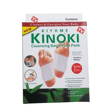 

10 Boxes( 1 Box=10 PCS=5 Packs) Kinoki Detox Foot Pads Foot Patches Slimming & Detoxing Promote Blood Circulation And Sleeping