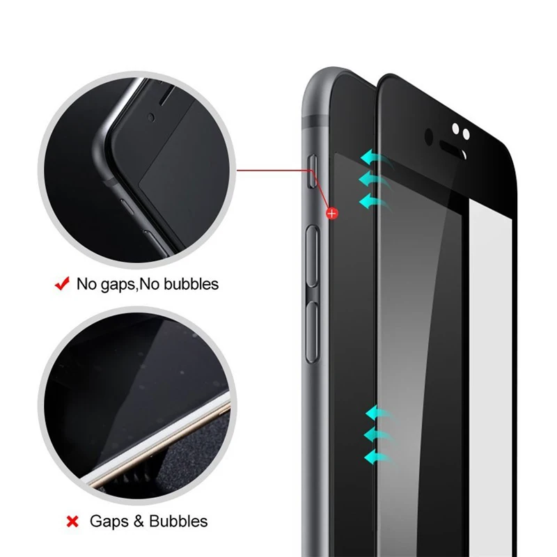 10Pcs 3D Curved Carbon Fiber Soft Edge Tempered Glass For iPhone 8 8 Plus7  6S 6 Plus Phone Screen Protector Film For iPhone X (6)