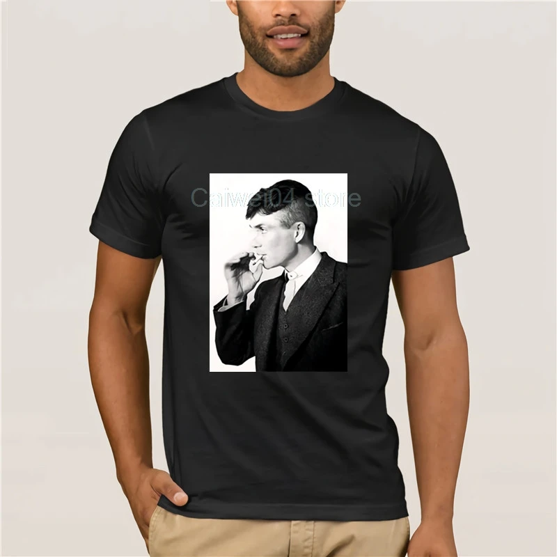 Мужская крутая футболка с рисунком «дымчатый писк», качественная модная мужская летняя футболка с коротким рукавом из хлопка