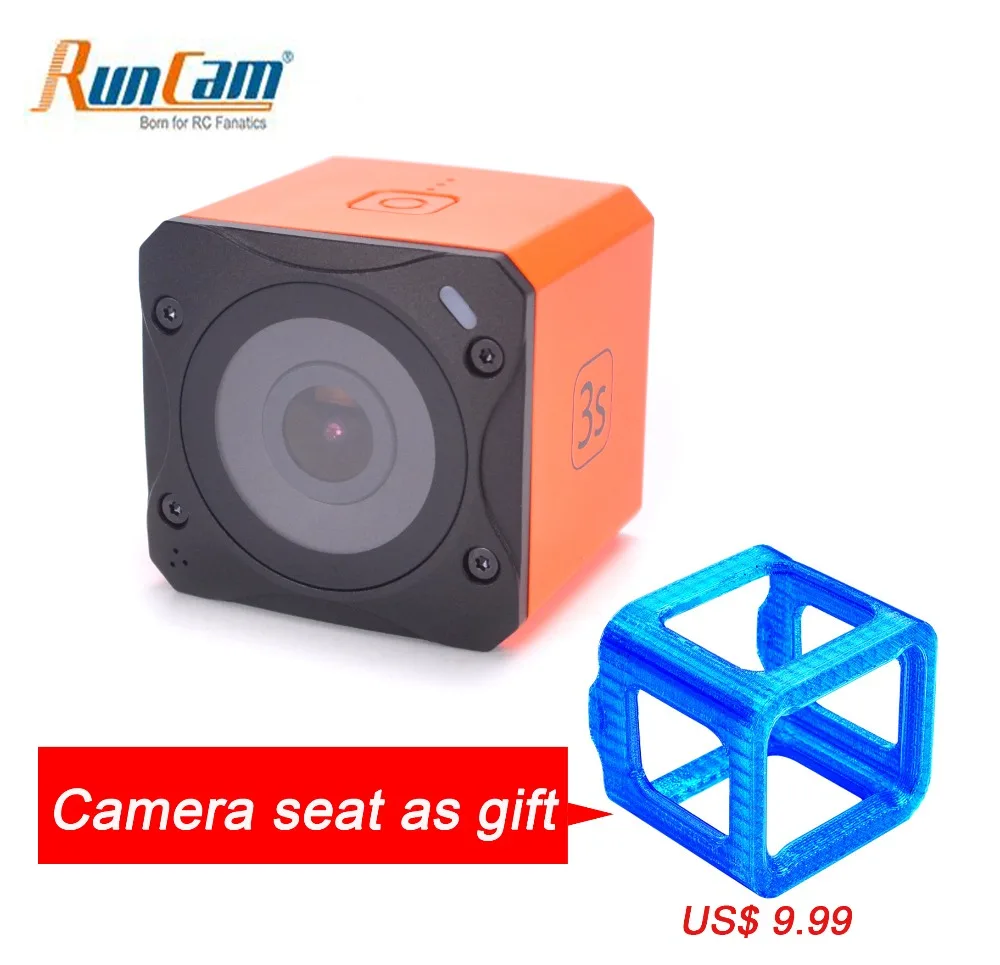 

New Arrival Runcam 3S Runcam3S NTSC / PAL Switchable design for FPV WIFI Connection and Replaceable Battery Runcam3