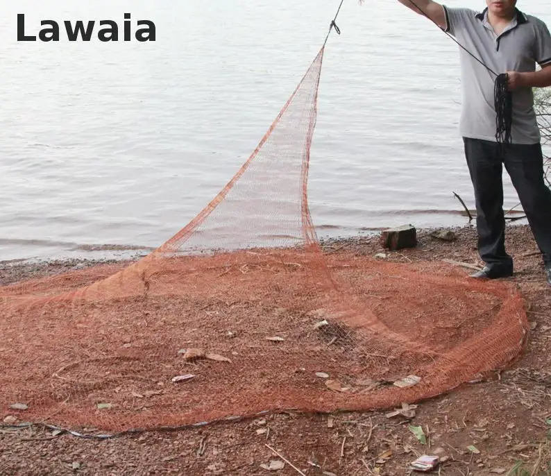 Lawaia Fly Fishing Cast Net Salmon River Fishing Net 3.6m A Fishing Net Monofilament Netting