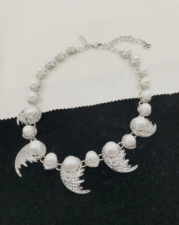 CSxjd винтажный дизайн цветок магнолии ожерелье серьги роскошный комплект ювелирных изделий