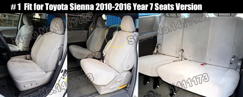 Автомобильный чехол для Toyota Sienna, чехлы для сидений, стильные чехлы для сидений, защитные чехлы из воловьей кожи, набор автомобильных аксессуаров 2004- лет