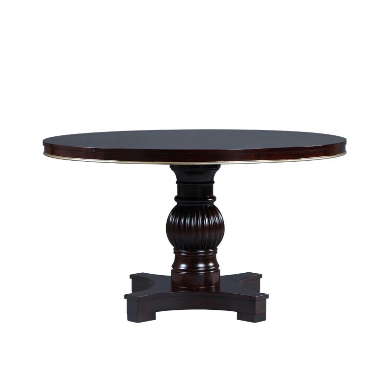Solid wood dining table/Solid wood restaurant table/round dining table