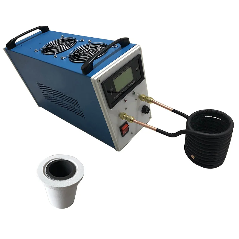 

2800W ZVS Induction Heater Metal Smelting Furnace Metal Quenching Equipment Adjustable power+Temperature control 1-600 ° C