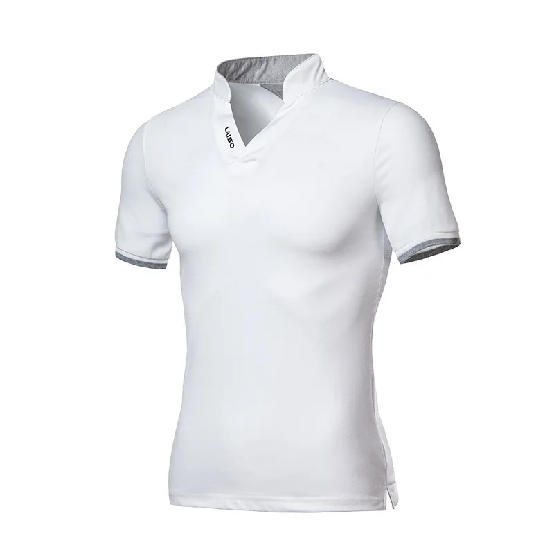 FALIZA 2018 мужские поло рубашки летняя мода Camisa высокое качество короткий рукав s