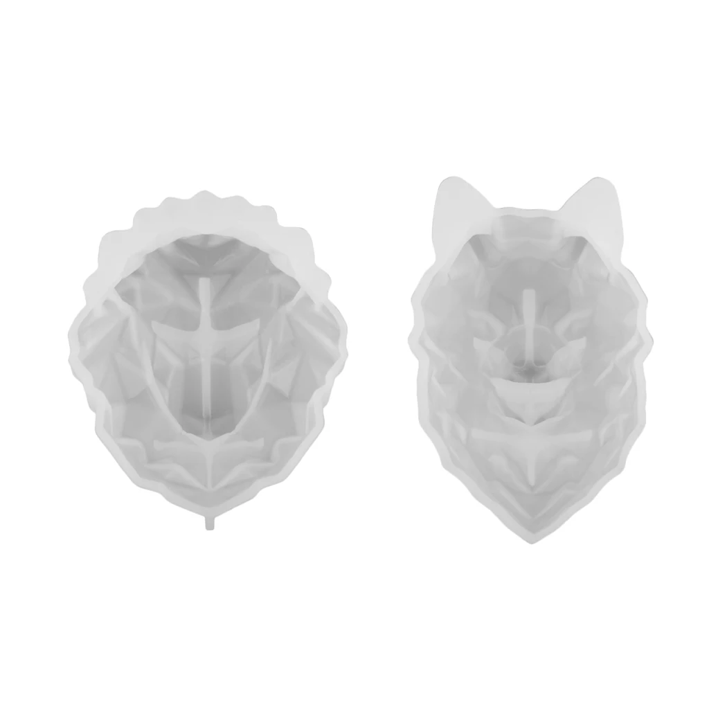 2Pcs Resin Casting Mould Jewelry Making Silicone Mold for Polymer Clay Crafting Resin Epoxy DIY Decorative Craft Tools