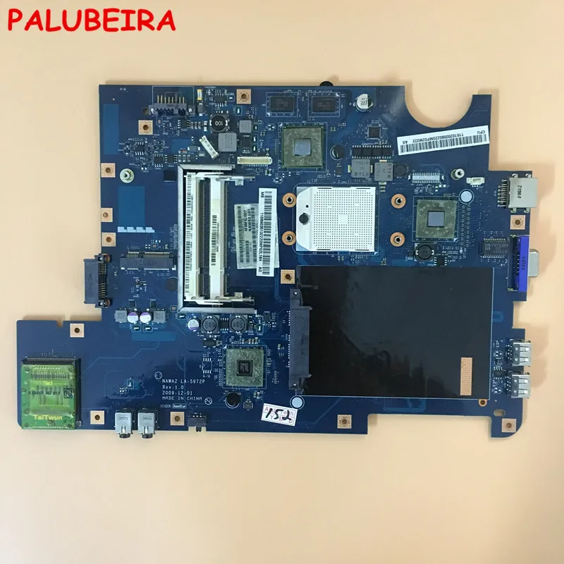 

PALUBEIRA For lenovo G555 Laptop Motherboard LA-5972P with graphics card chips and fully tested well