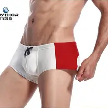 Настроить BOYTHOR Для мужчин Мужские Плавки Sexy Боксер супер эластичные купальный фитнес