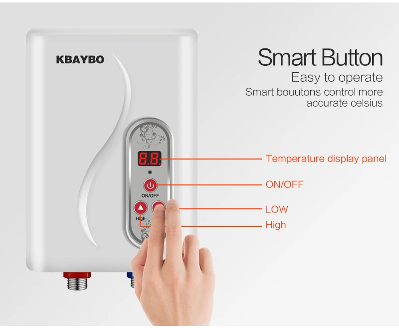 tankless aquecedor de água instantâneo aquecimento de