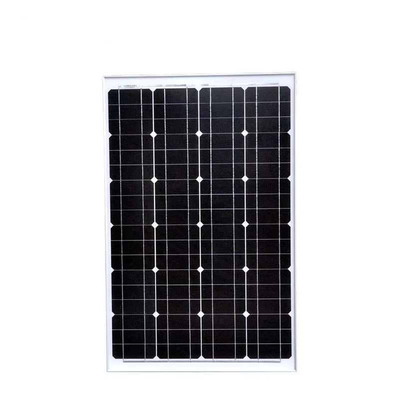 

Solar Panel Monocrystalline 12V 60W Solar Charger Module Solar Battery Charger Solar Home System Marine Pannelli Fotovoltaici