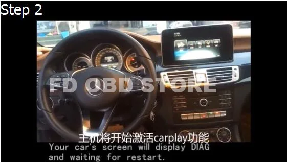 Новейший CarPlay для mercede NTG5 S1 Apple и Android инструмент автоматической активации iPhone/Android