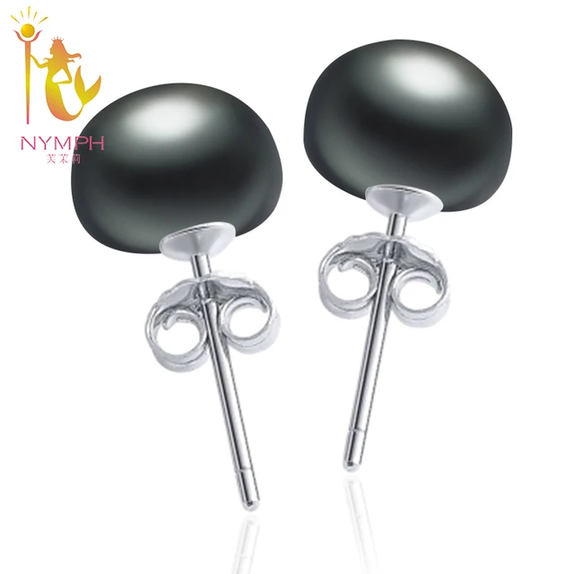 Nymph Pearl Earrings Sterling Silver Jewelry Natural Freshwater Nymph Pearl Earrings Sterling Silver Jewelry Natural Freshwater Stud For Women
