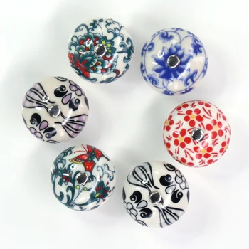 

1x 40mm Round Ceramic Door Knob,Various color Handle Pull Knobs for Drawer,Cabinet,Closet, Dresser, Bathroom,Cupboard