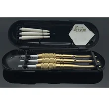 Новинка, Дартс с мягкой головкой, электронные дартс, золотые дартс, профессиональный алюминиевый вал с белыми дартс, полет, 5 цветов