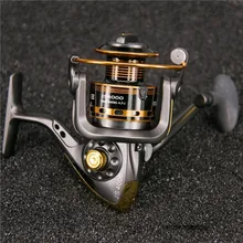 1000-6000 СЕРИЯ спиннинговая рыболовная ментальная катушка 10bb для пресной воды морская спиннинговая катушка для карпа рыбалки