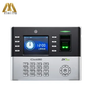 

New Arrival iClock980 Biometric Fingerprint Time Attendance System And Access Control With Camera ZK Fingerprint Time Recorder