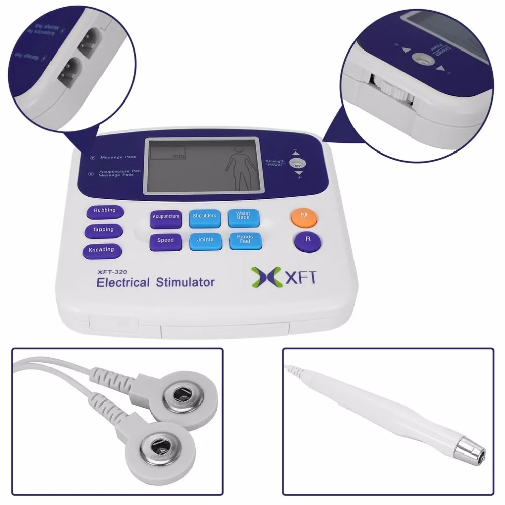 Professional XFT 320 Electrical Stimulator Massager Dual Tens Machine