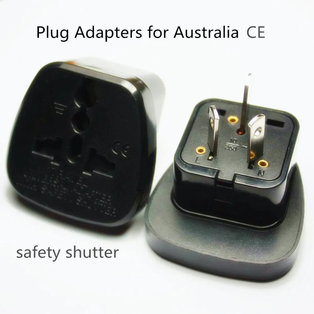 Adapter for Australia, New Zealand, China, Argentina,Type I, 3 Pin Grounded Plug,Universal
