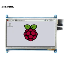 7 cal 800*480 IPS pojemnościowy Panel dotykowy moduł TFT LCD ekran dla Raspberry Pi 3 B +