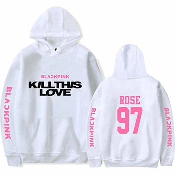 

Mainlead Blackpink Jennie Jisoo Lisa Rose Pullover Sweatshirt Kill This Love