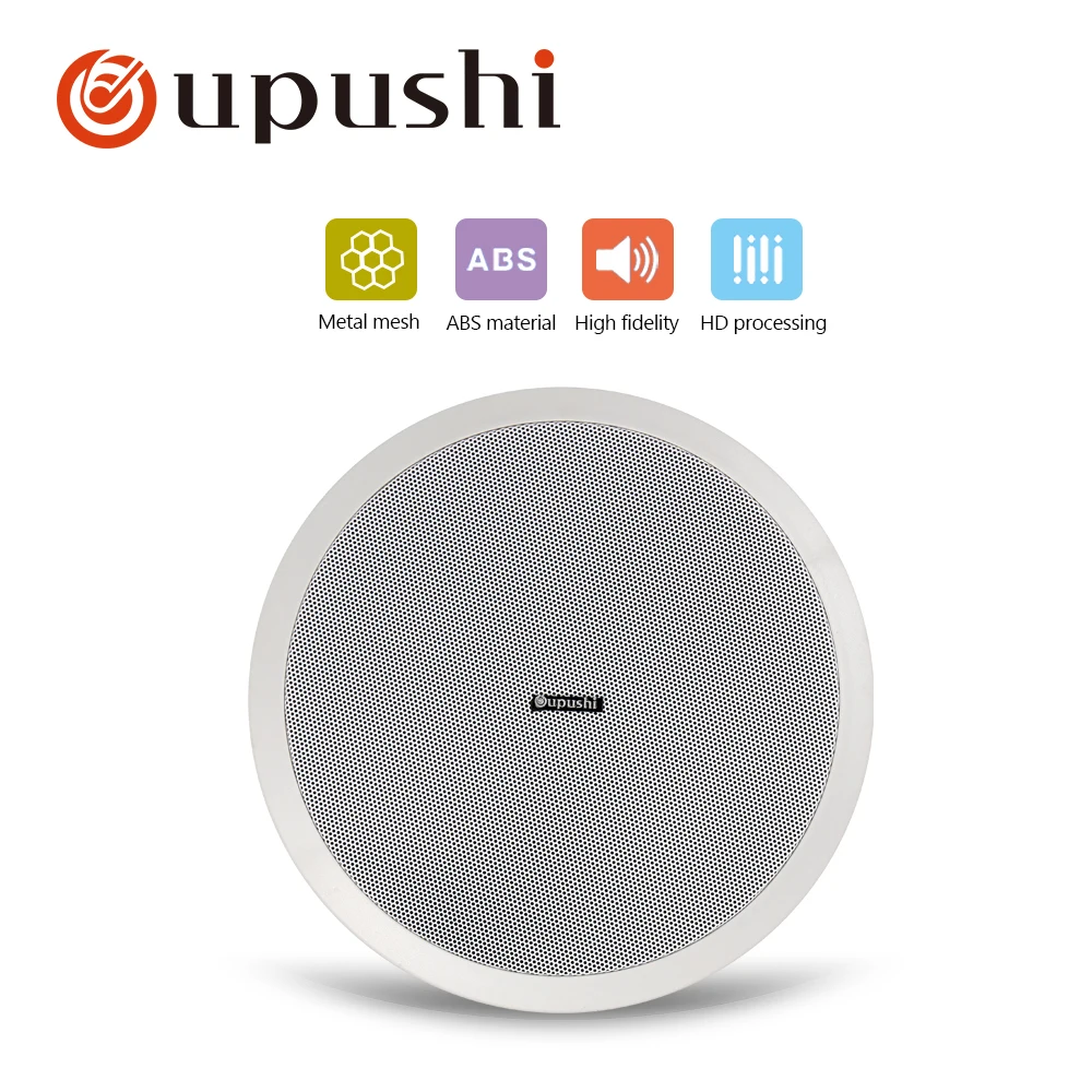 Impermeável Teto Sistema de Colunas Loundspeaker Amplificador 2-way Flush Mount Home Theater 10w - Image 4